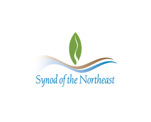 pc(usa) synod of the northeast logo on a white background